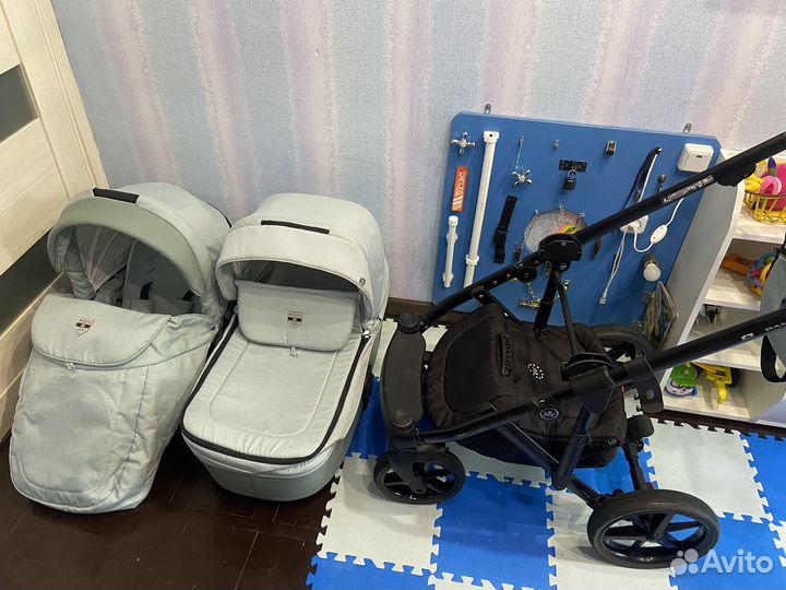 Коляска 2 в 1 adamex emilio