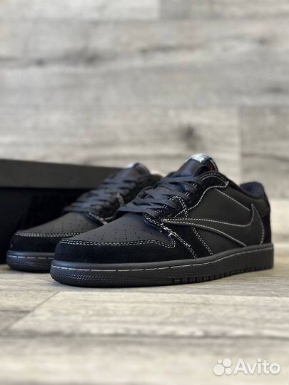 Travis Scott x Air Jordan 1 Low Black Phantom