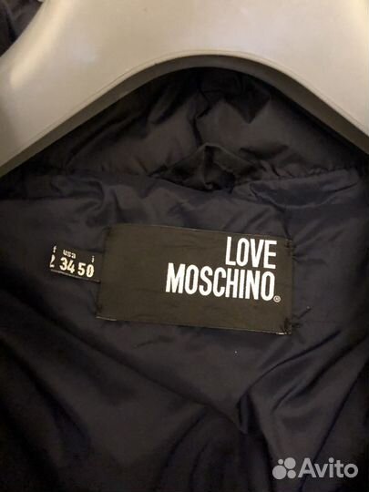 Пуховик мужской love moschino оригинал