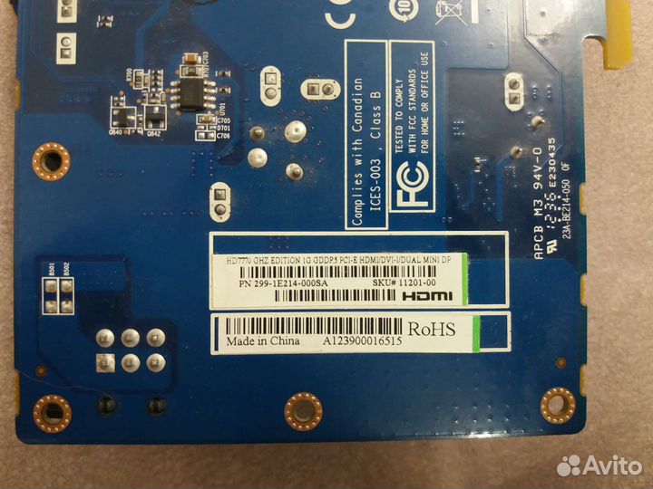 Видеокарта amd radeon hd 7770 Ghz Edition