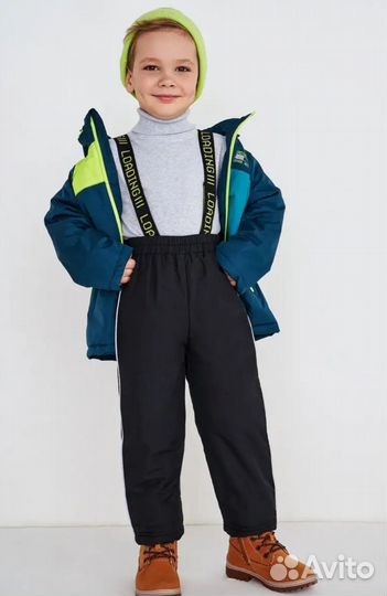 Утепленные брюки для мальчика 98