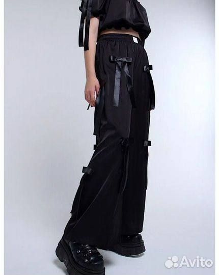 Штаны атласные