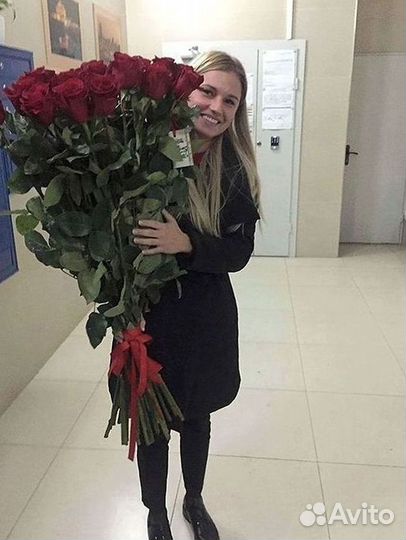 Высокие розы Гигантские розы Доставка цветов