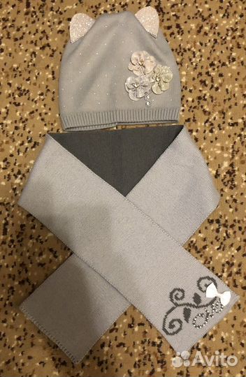 Шапочка+шарф комплект