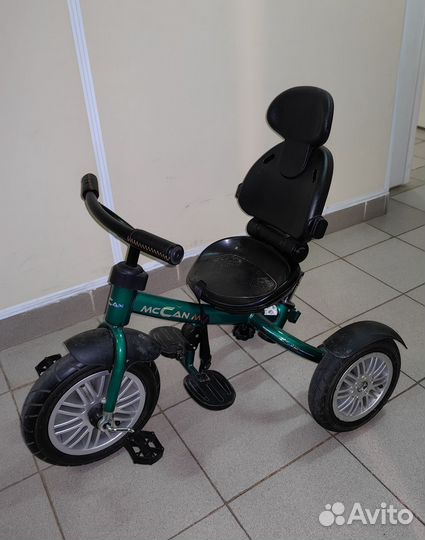 Трёхколёсный велосипед McCan M1 с ручкой
