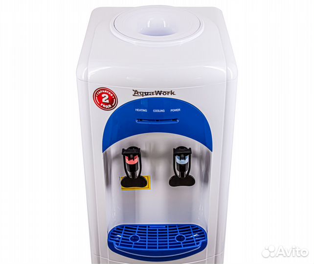 Кулер для воды Aqua Work 17LKR бело-синий, нагрев