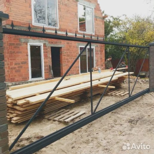 Откатные\Распашные ворота с установкой 4х2м
