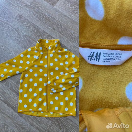 10 вещей zara H&M на девочку 122-128