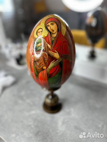 Яйцо пасхальное деревянное