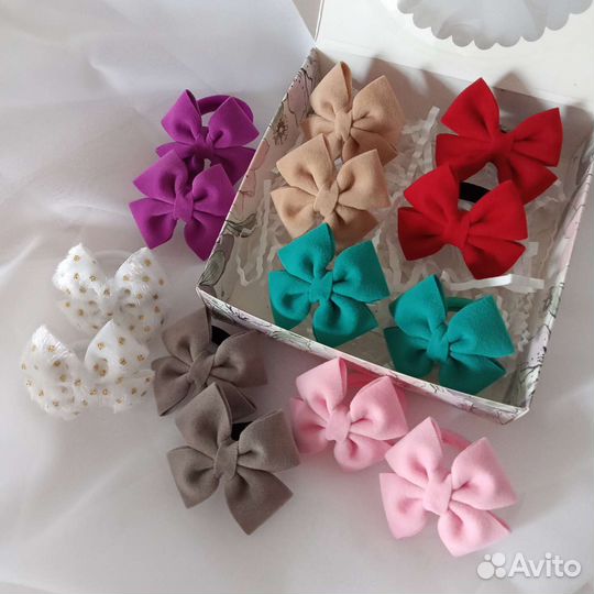 Резинка для волос бантики резиночки