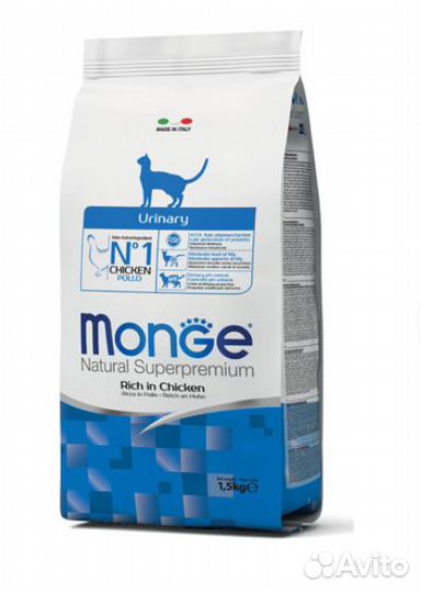 Корм Monge Cat Urinary для кошек