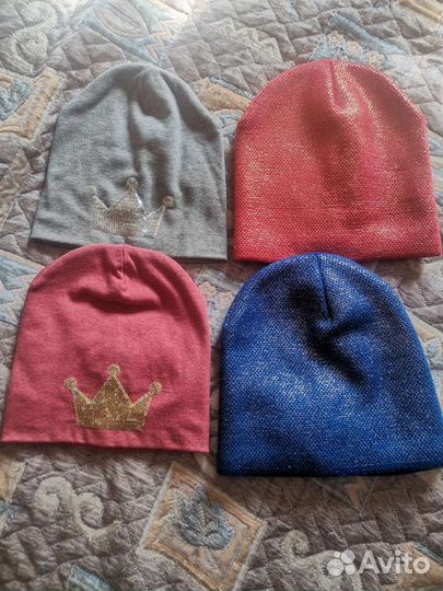 Шапка для девочки осень 6-8 лет