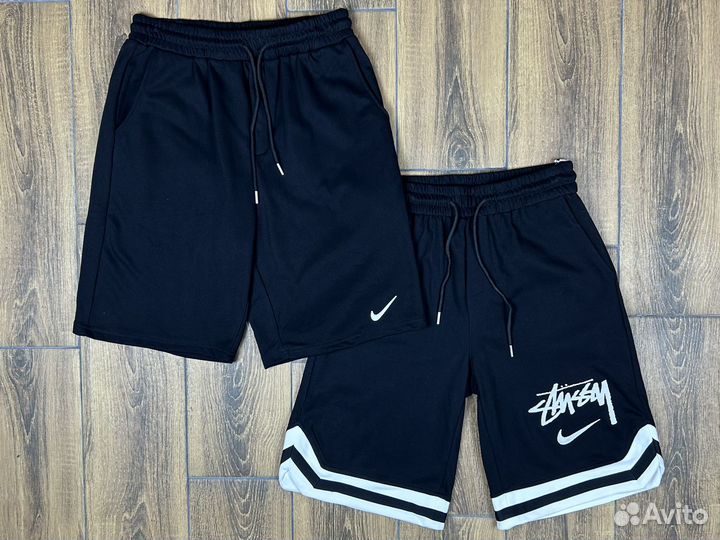 Шорты летние хлопковые Nike Stussy/ Air Jordan