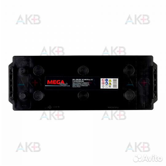 Аккумулятор автомобильный mega start 140 Ач 1200A