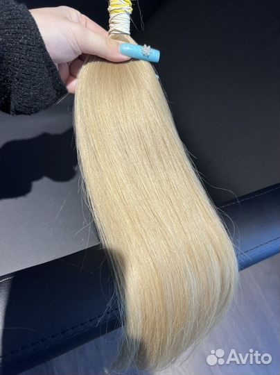 Волосы для наращивания блонд