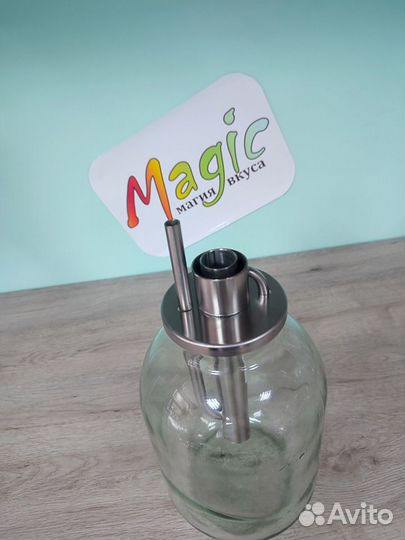 Попугай на банку с крышкой, 88мм, нержавейка