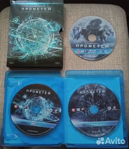 Прометей блю-рей 2D Blu-Ray 3D коллекционное купить в Москве ...
