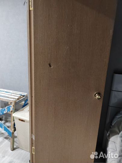 Межкомнатные двери бу 60 см с коробкой
