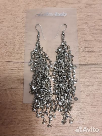 Серьги бижутерия