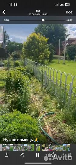 Забор для полисадника металлический