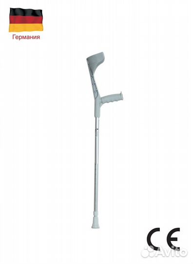 Костыль локтевой Rebotec 100 h72-95 серый