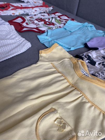 Пакет вещей на девочку с рождения до 4 мес