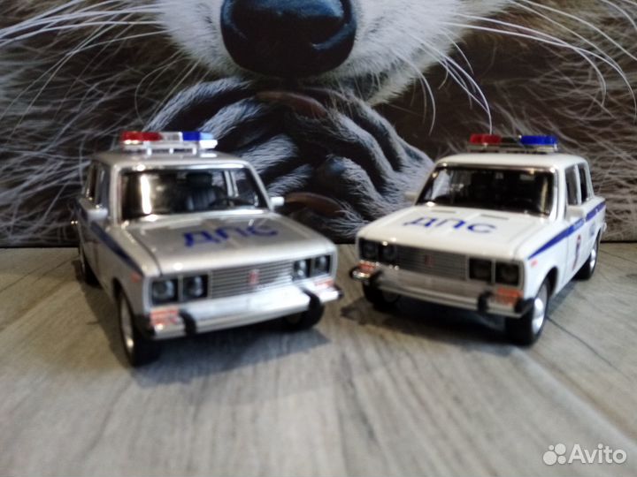 Ваз 2106 полицейский 1:24