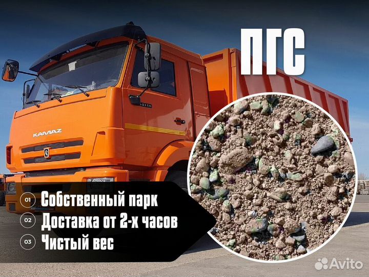 Пгс/песчано гравийная смесь