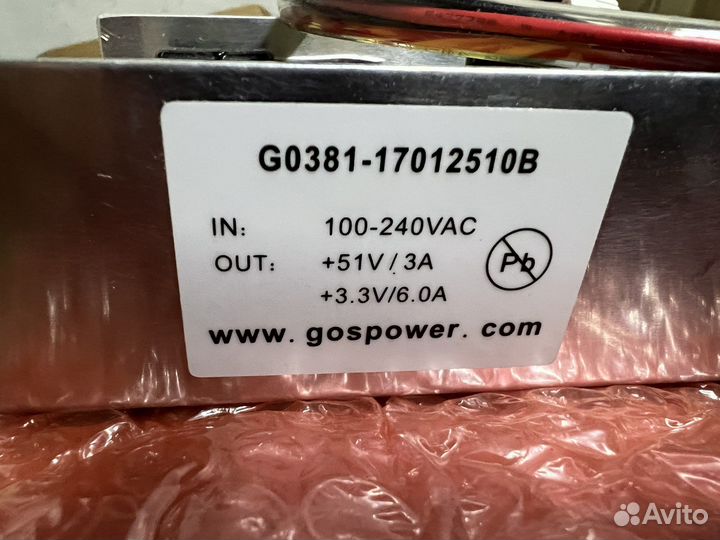 Блок питания Gospower G0381-17012510B для майнинга