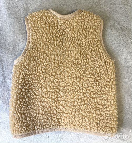 Шерстяная натуральная жилетка 98 104 WoolHouse
