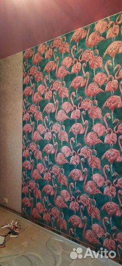 Поклейка обоев