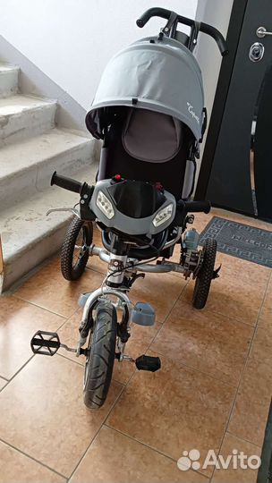 Детский электровелосипед-коляска