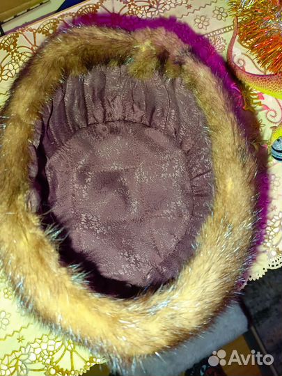 Шапка норковая женская, р56-57