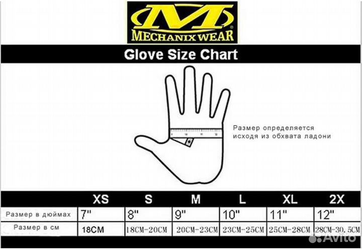 Перчатки mechanix coldwork insulated fastfit plus