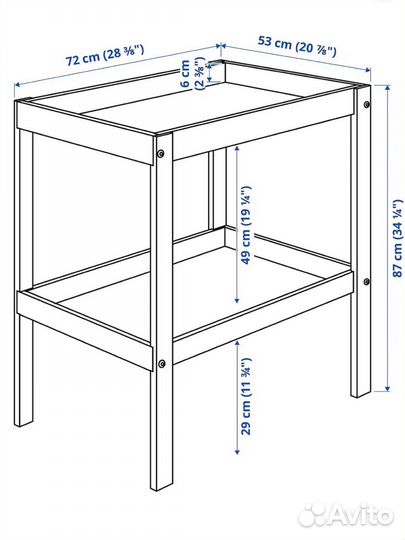 Пеленальный столик IKEA