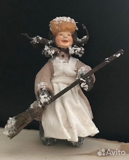 Ватные елочные игрушки новые