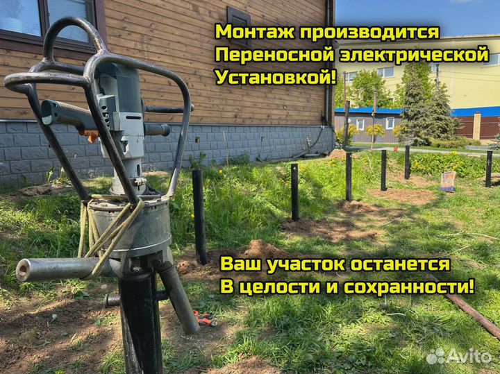 Винтовые сваи гильзованные