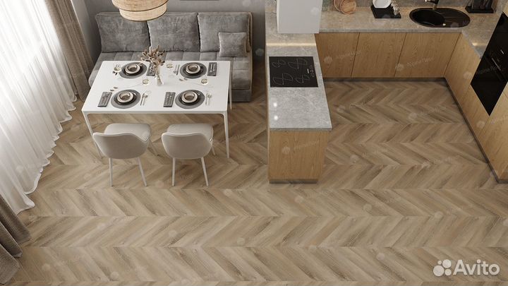 ECO 18-6 Дуб Синистра Alpine Floor Chevron