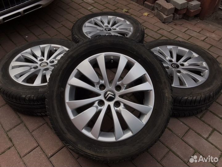 Диски R15 Citroen 4x108 с резиной