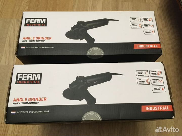 125 мм Ушм болгарка Ferm 850/950 Вт (новые)