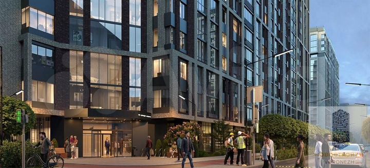 1-к. квартира, 39,9 м², 15/18 эт.