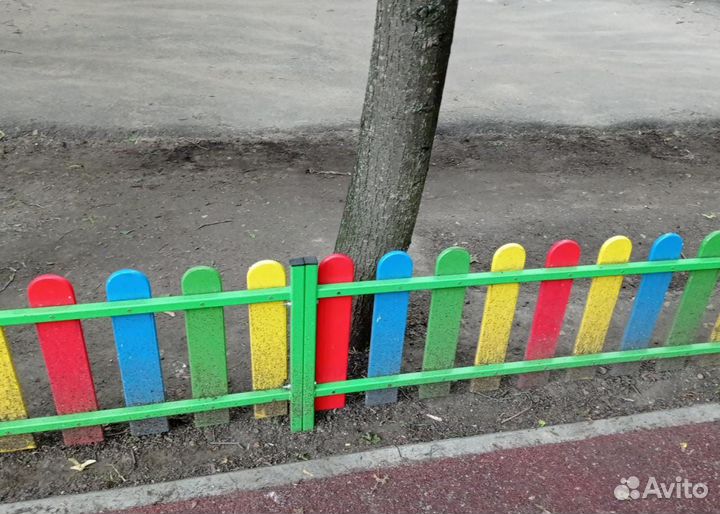 Забор для детской площадки