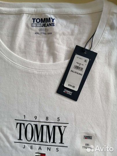 Футболка tommy hilfiger оригинал 50-54 из США