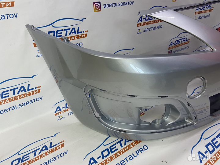 Бампер передний LADA Largus (Серебристый)