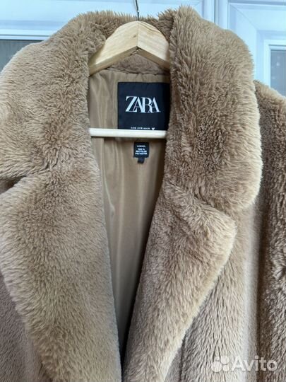 Шубка тедди zara