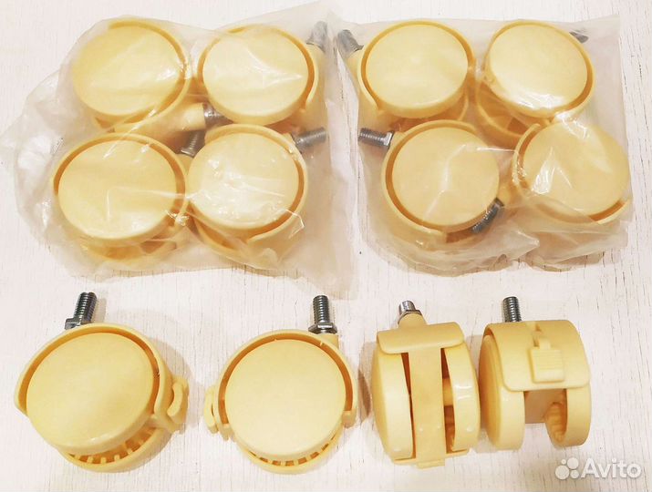 Колесо ролик опора мебельная 50 и 40 мм