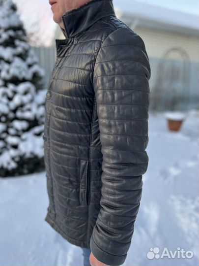 Куртка кожанная на меху