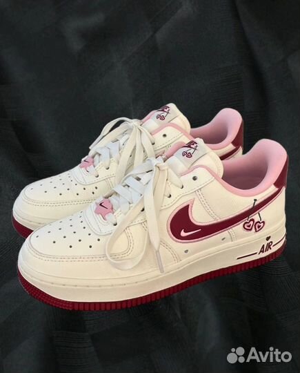 Кроссовки nike air force 1 белые