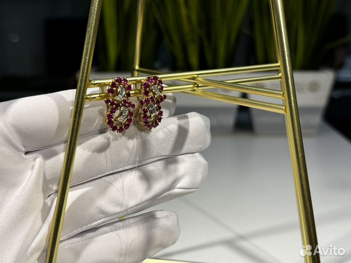 Серьги (750) 10,49 гр