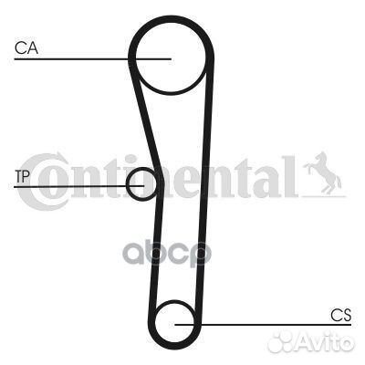 Ремень грм CT1008 Continental